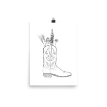 Load image into Gallery viewer, Cowboy Bouquet Print