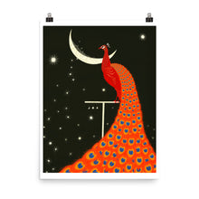 Load image into Gallery viewer, Generous Moon & Peacock Print