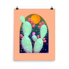 Load image into Gallery viewer, Comets and Cactus Print
